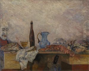 Masker en schaaldieren by James Ensor