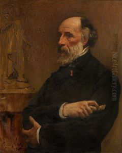 Portrait of the sculptor Jacques De Braekeleer