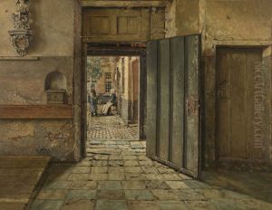 The Conversation by Henri de Braekeleer