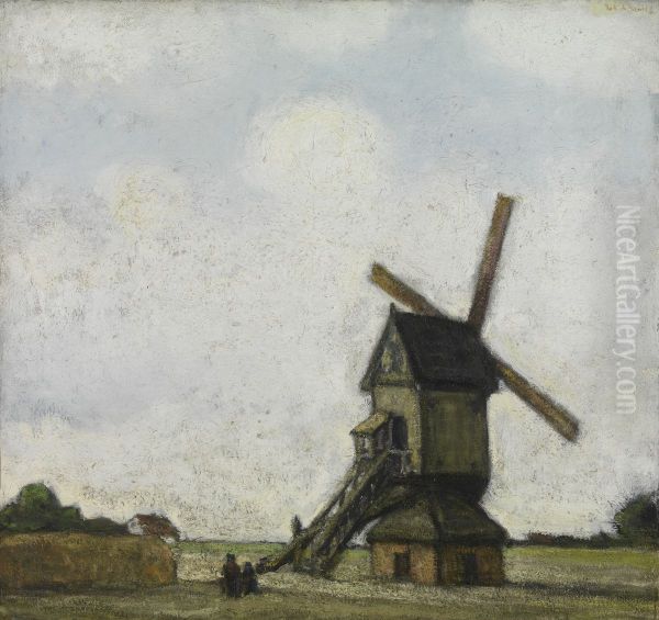 Windmill in the Kempen - view 1
