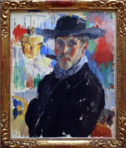 Painting of Rik Wouters in the Koninklijk Museum voor Schone Kunsten (Antwerpen)
