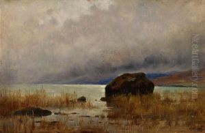 Uferpartie Am Neuenburgersee by Gustave Castan
