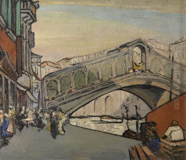 The Rialto Bridge in Venice - view 1