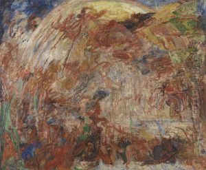 Val van de opstandige engelen by James Ensor