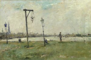 A View of Antwerp by Piet Verhaert