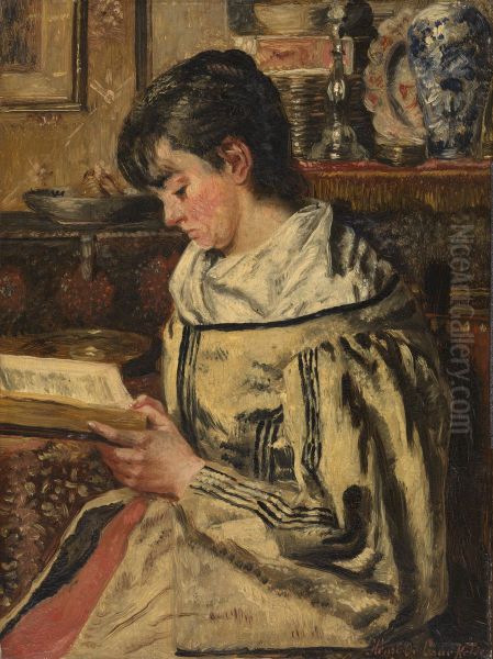 Woman Reading - view 1