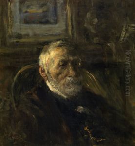 Selfportrait Jozef Israels by Jozef Israels