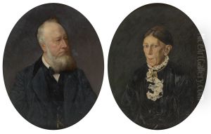 Johannes Hendrik Seije Cuperus en zijn vrouw Hendrikje Duintjer by Piet Verhaert