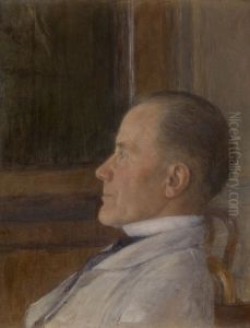 Edmond Khnopff by Fernand Khnopff