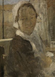 Jong meisje by Fritz von Uhde