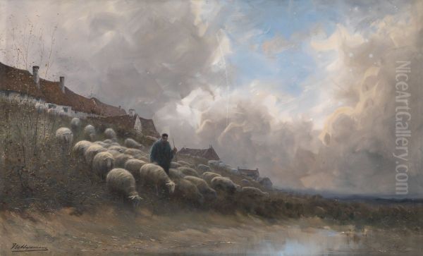 Landscape with Sheep - view 1