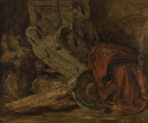 Still Life with Sculpture by Willem Linnig Junior