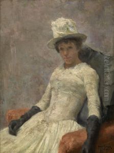 Stephanie in White by Guillaume Van Strydonck