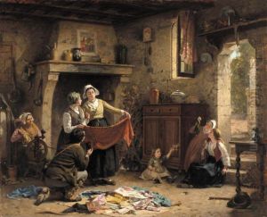 Le Marchand D'etoffes by Pierre Jean Edmond Castan