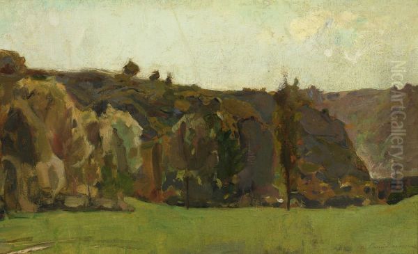 Landschap in de Ardennen - view 1