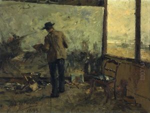 The Painter Franz Courtens The Painter Franz Courtens