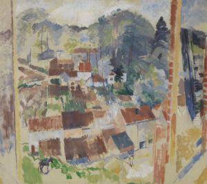 Open venster op Bosvoorde by Rik Wouters