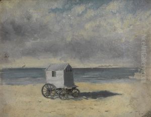 Bathing-hut by James Ensor