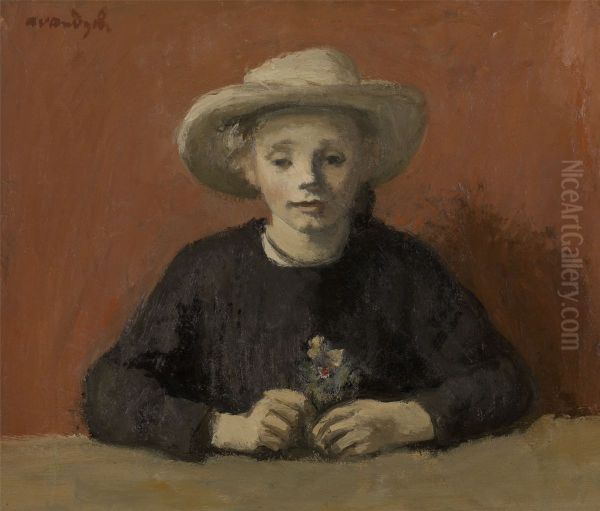 Gusta with hat - view 1