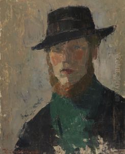 Self Portrait in Black Hat