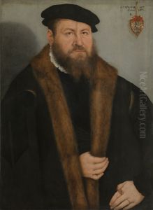 Portrait of a gentleman by Lucas The Younger Cranach