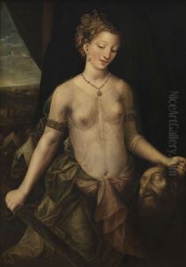 Judith with Holofernes' head (Judith 8-16)