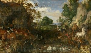 The Garden of Eden by Roelant Savery