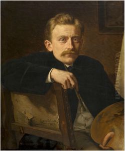 Portrait of the painter Hippolyte Van Soom