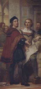 De schilders Rafael en Bernard van Orley by Nicaise de Keyser