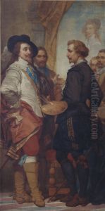 De schilder Anthony van Dyck in Londen by Nicaise de Keyser