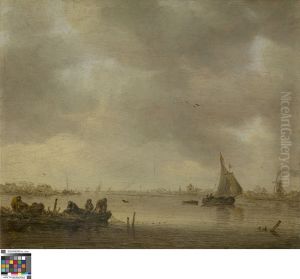 Rivierlandschap by Jan van Goyen