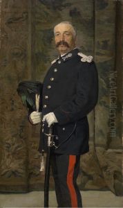 Portret van de heer Bruggeman, kapitein van de burgerwacht