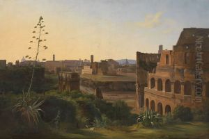 View of the Colosseum in Rome