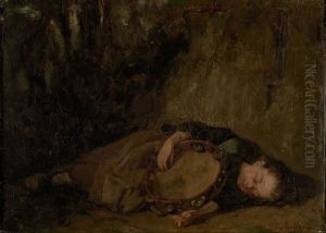 Gypsy Girl by Alexandre Antigna