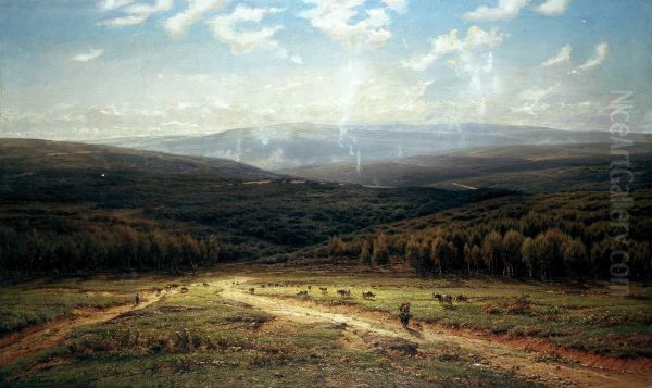 Landscape at Poix-Saint-Hubert - view 1