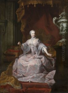 Portrait of empress Maria-Theresia