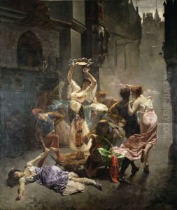 Beggars and Whores by Edouard Frederic Wilhelm Richter