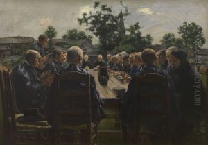 The Funeral Meal by Leon Frederic
