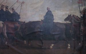 Equestrian Portrait by Jacques de Lalaing