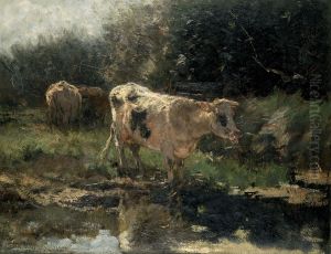 Cows at a Watering Place by Willem Maris