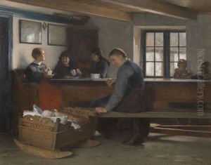Visiting the Tenant Farmer by Hugo Salmson