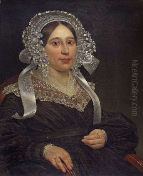 Portrait of Mrs Dart, born Henriette Isabelle Sophie De Brauwer - view 1