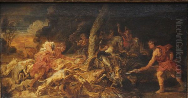 Jacht op het Calydonische everzwijn - view 1