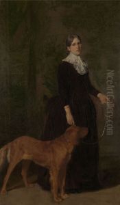 Portrait of Marie De Coster, the Artist's Wife by Gustaaf Vanaise