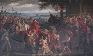 Peter the Hermit Preaching the First Crusade