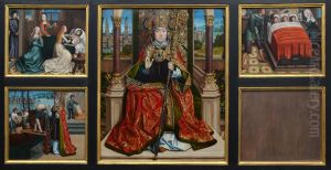 Retable of St. Nicholas by Master Of The Legend Of Saint Lucy