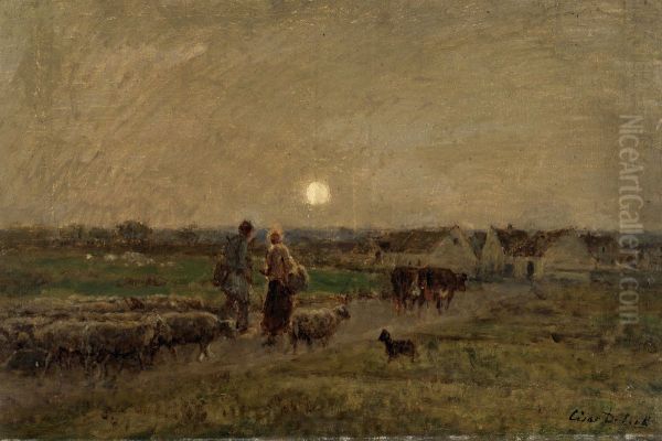 Evening in Normandy - view 1