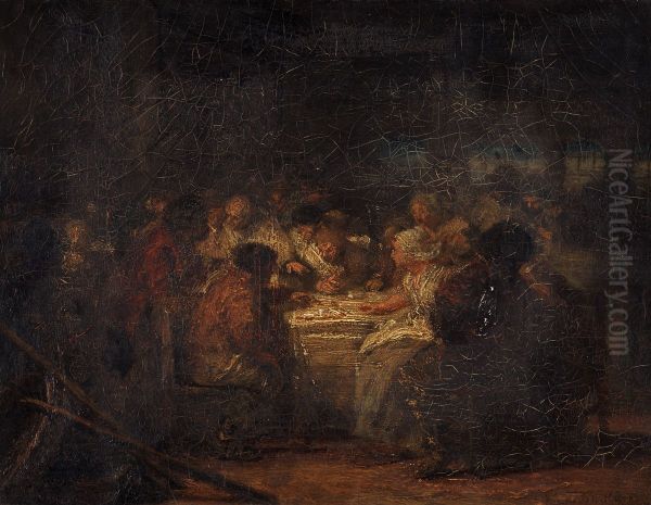 The Card Game (study) - view 1