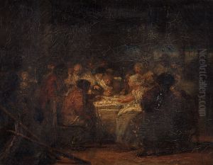 The Card Game (study) by Eugene De Block
