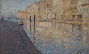 Canal in Venice by Georges Buysse